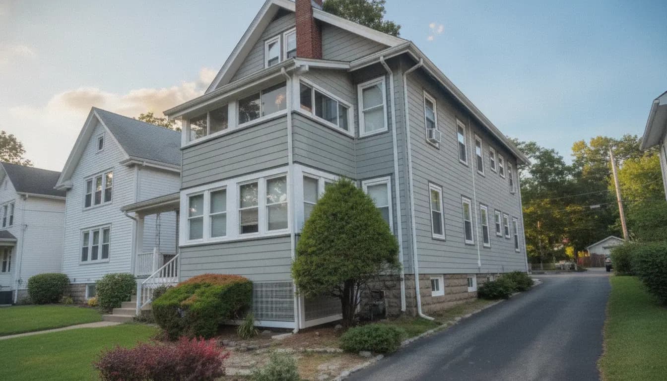 Full exterior restoration of a New England home in MetroWest Massachusetts